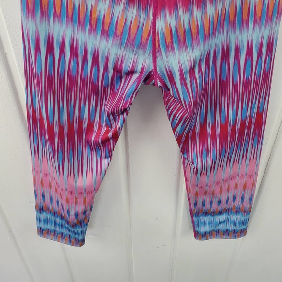 Prana Roxanne Festival Yoga Cropped Capri Leggings Womens Size Medium - Picture 6 of 7